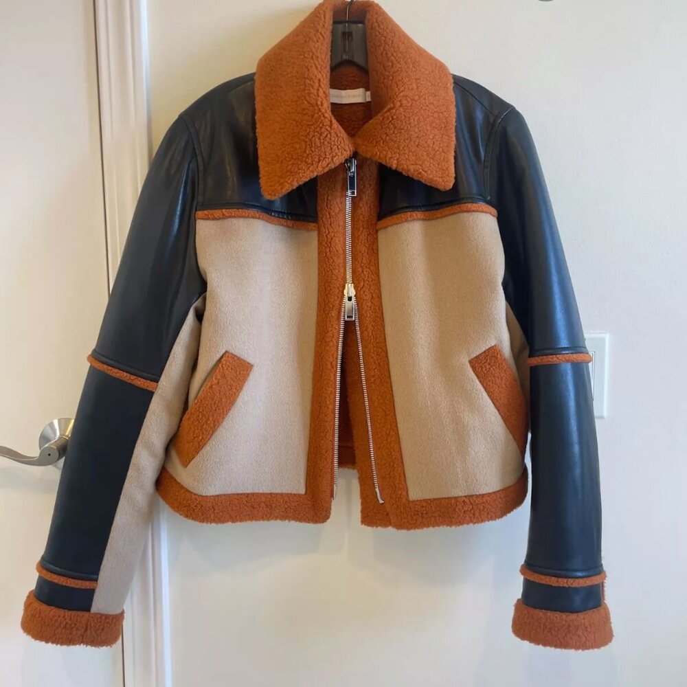 Jonathan Simkhai Faux Sherpa Jacket